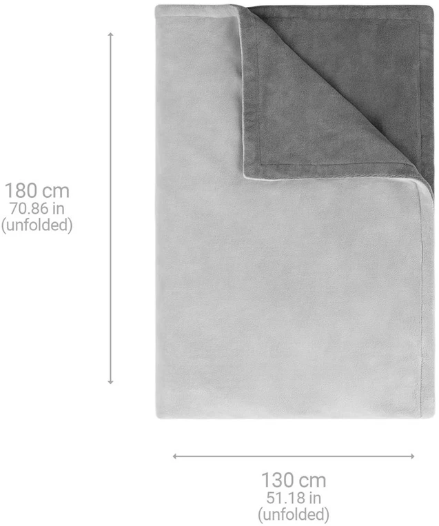 Medisana | Šildymo antklodė | HDW Cozy | Šildymo lygių skaičius 4 | Asmenų skaičius 1-2 | Skalbiamas | Nuotolinio valdymo pultas | Oeko-Tex® standartas 100 | 120 W | Pilkas