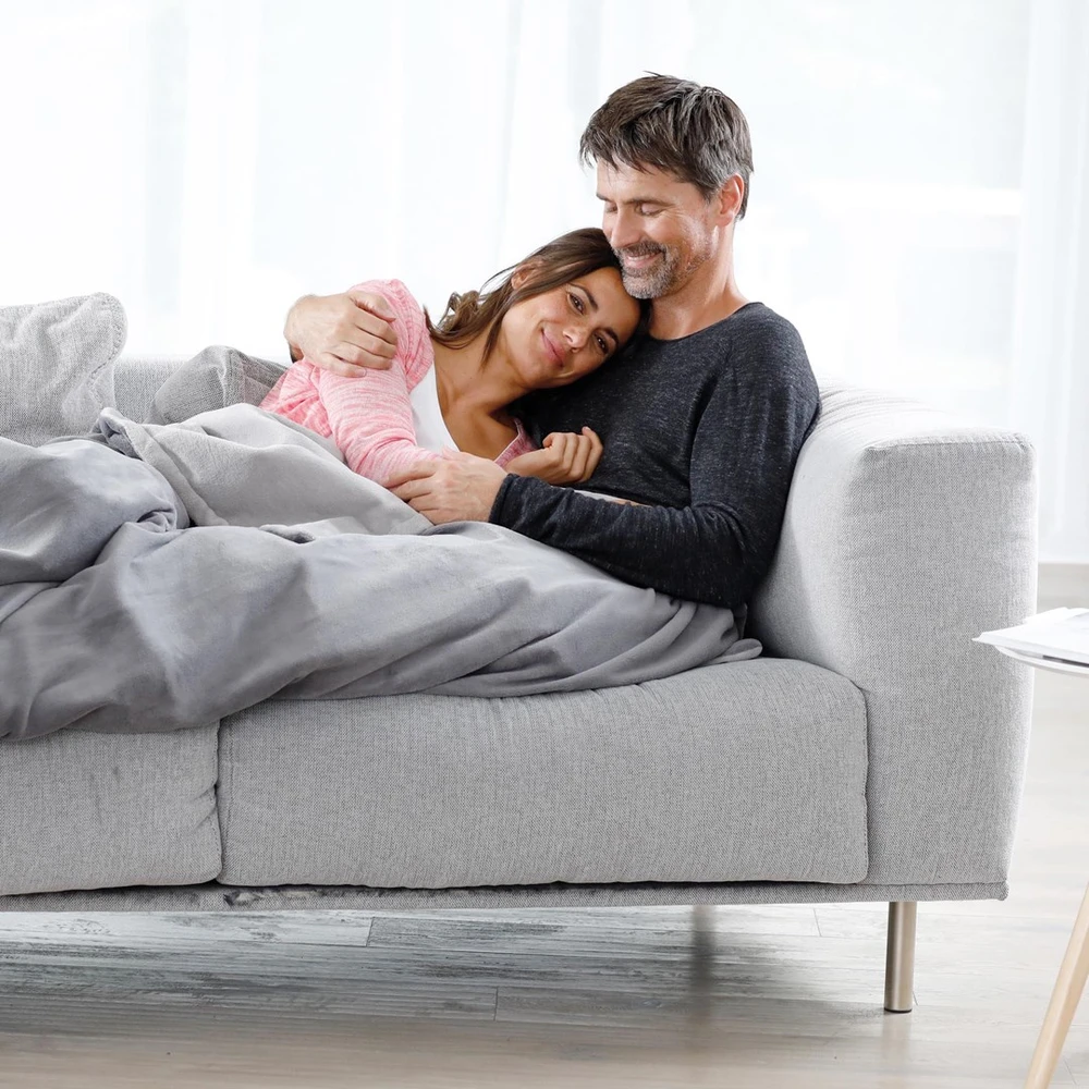 Medisana | Šildymo antklodė | HDW Cozy | Šildymo lygių skaičius 4 | Asmenų skaičius 1-2 | Skalbiamas | Nuotolinio valdymo pultas | Oeko-Tex® standartas 100 | 120 W | Pilkas