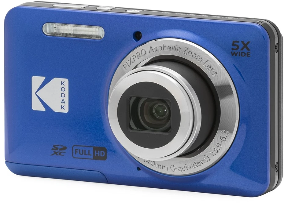 Skaitmeninis fotoaparatas Kodak PIXPRO FZ55 Friendly Zoom, mėlynas