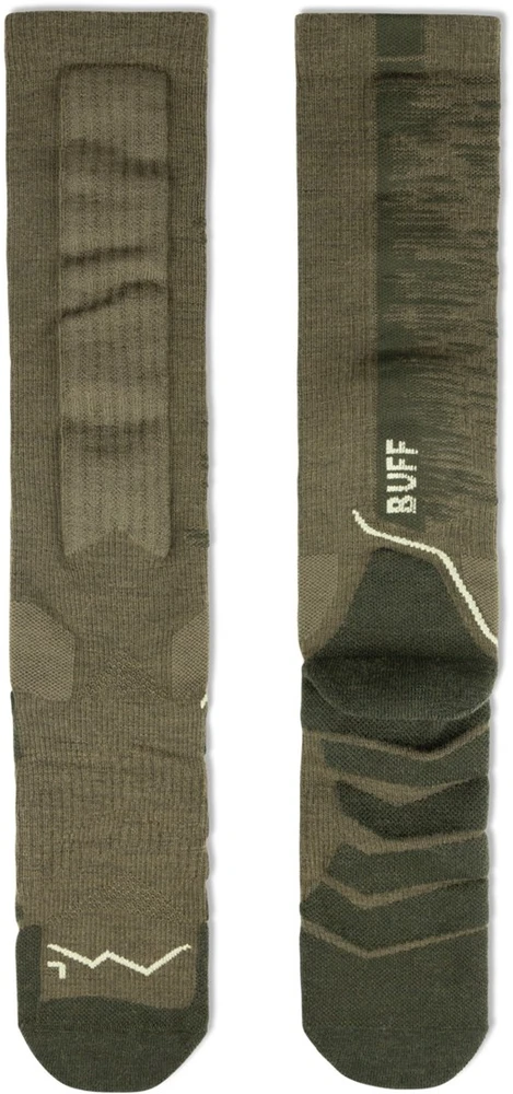 BUFF Merino HW Over The Calf Socks HWO2, Olive L