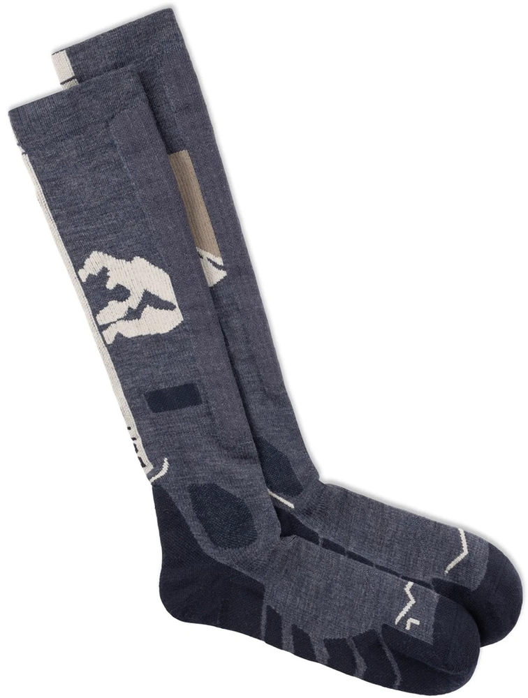 BUFF Merino HW Over The Calf Socks, 01 Night Mėlyna L