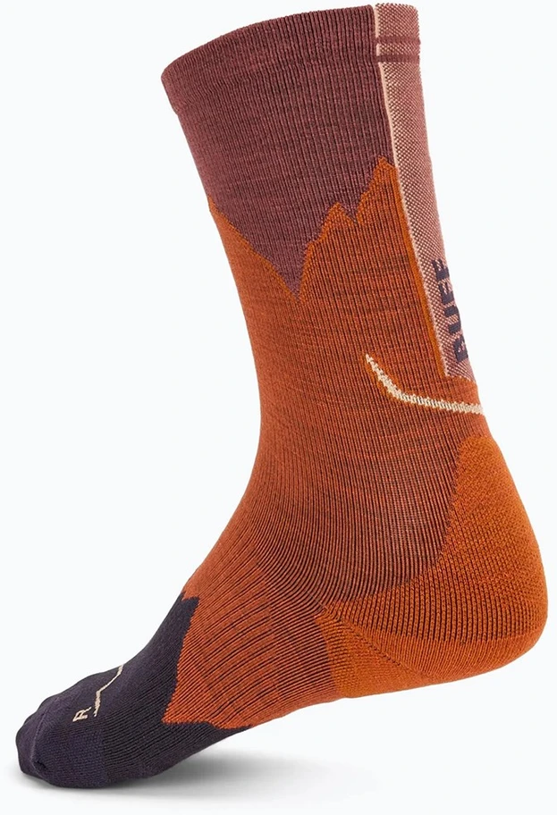 BUFF Merino Lightweight Crew Sock LWC3 Socks, Brown, L