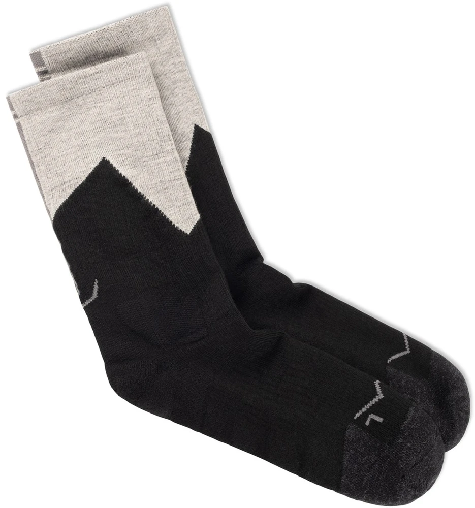 BUFF Merino MW Crew kojinės MWC1, Juodos L