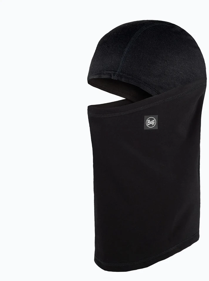 Kominiarka BUFF TECH FLEECE HINGED BALACLAVA SOLID Juodas