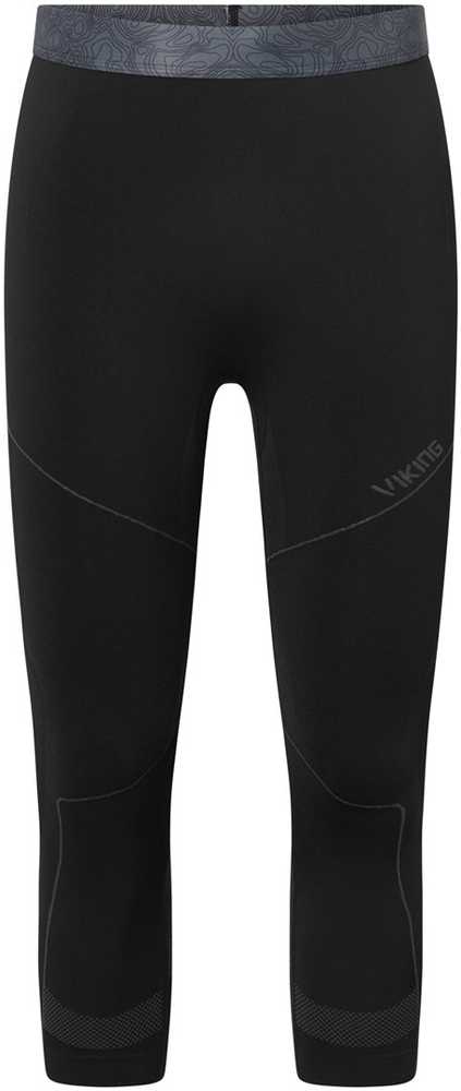 VIKING Gary 3/4 Set Bamboo men's underwear, dydis L, juodas