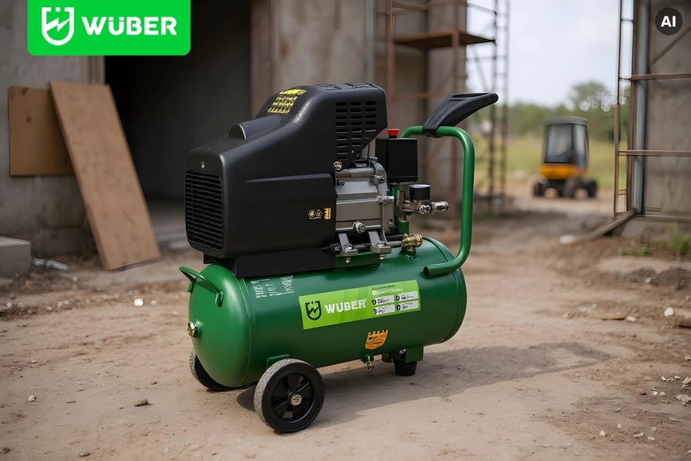 Tepalinis oro kompresorius Wuber W54001, 24 l, 1100 W, 90 l/min, 8 bar