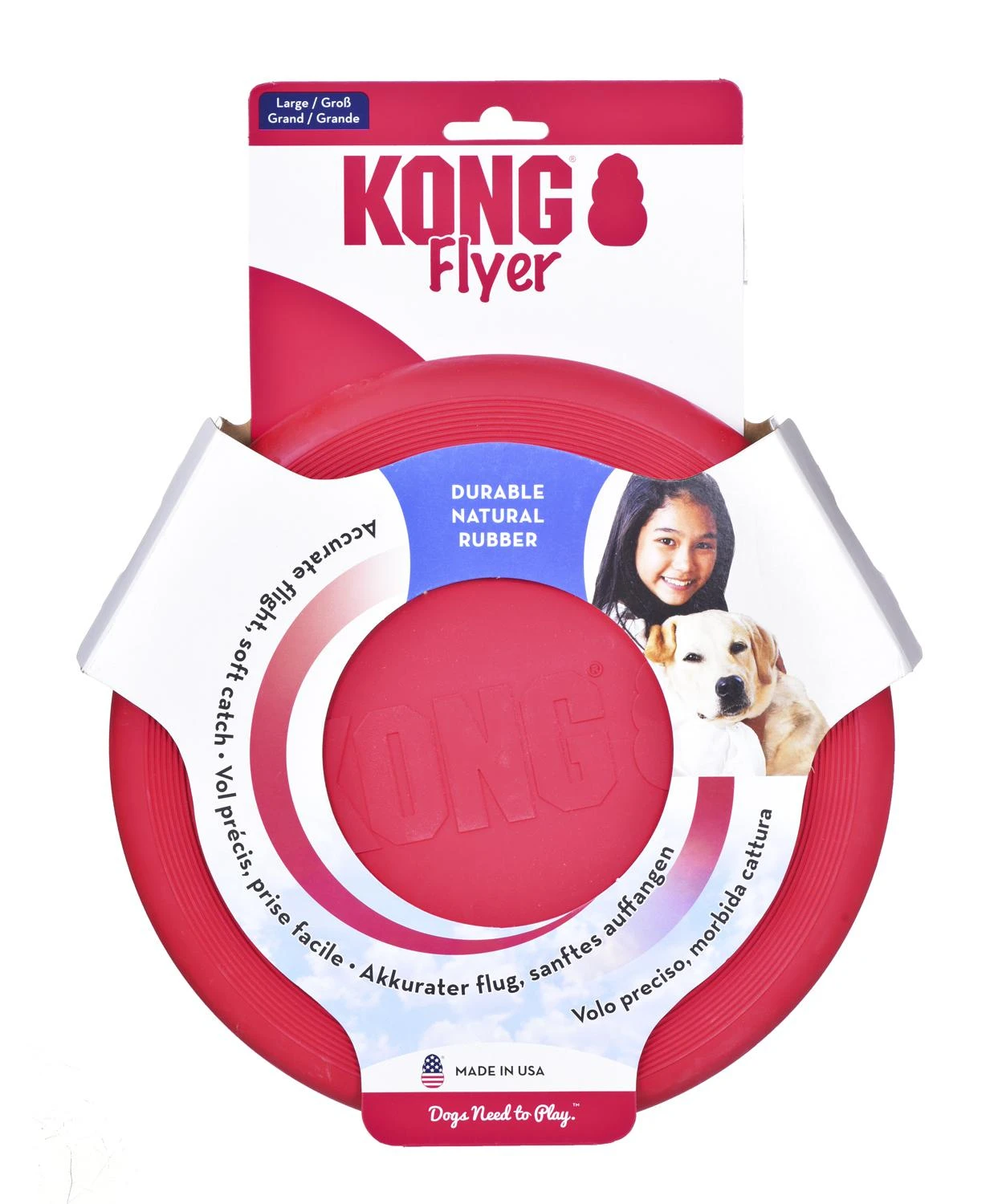 KONG - Skrydžio frisbis - P - 23 cm
