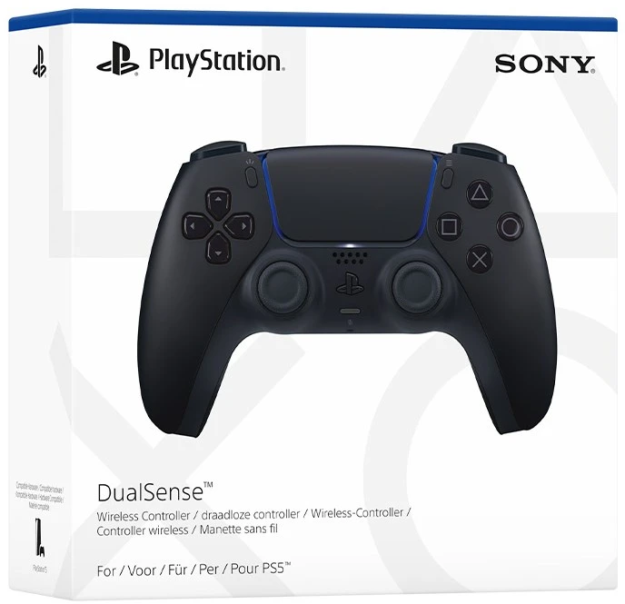 Sony DualSense žaidimų valdiklis, juodas, PS5