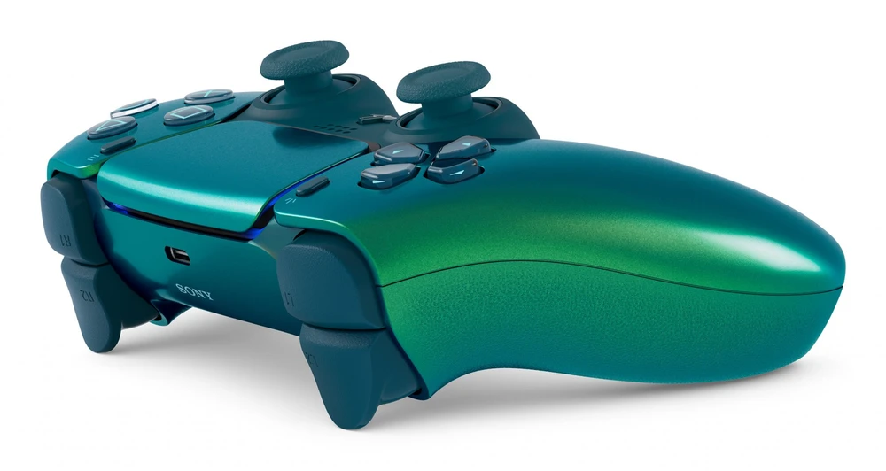 Sony DualSense Žalsvai mėlyna Bluetooth/USB Žaidimų pultelis Analoginis / skaitmeninis PlayStation 5, Android, MAC, PC, iOS