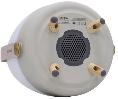 Kooduu - Lite-up Mini LED lempa su įmontuotu Bluetooth garsiakalbiu (JBL garsas), Sand
