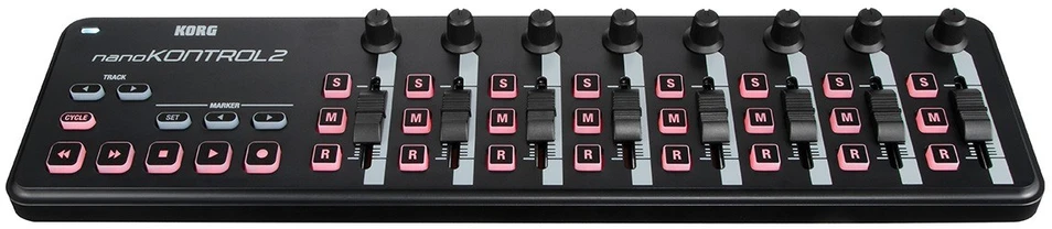 Korg nanoKONTROL2 - MIDI controller, juodas