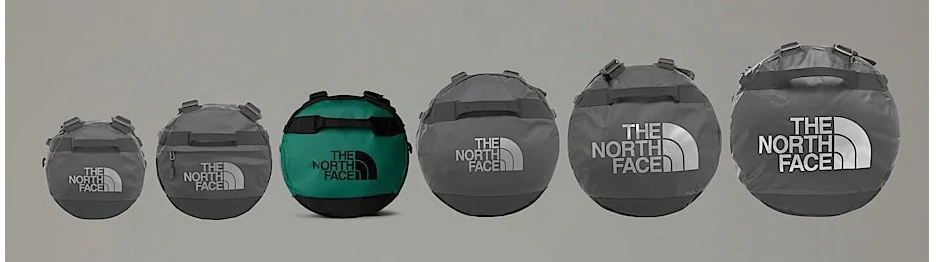 TNF Sportinis krepšys The North Face OS 71L, nailonas, poliesteris, juodas, žalias