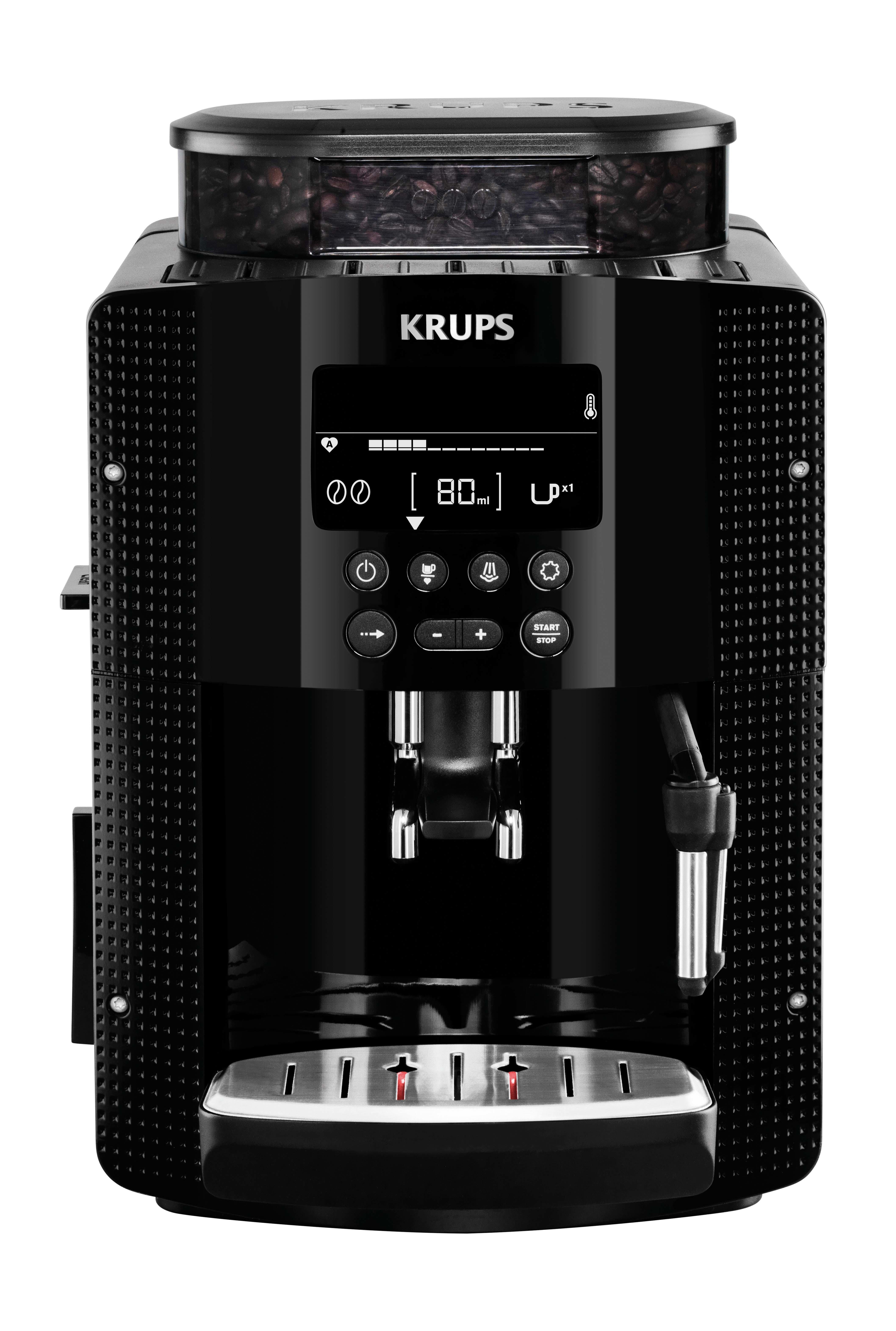 Kavos aparatas espresso Krups EA8150 (1450 W, juodos spalvos)