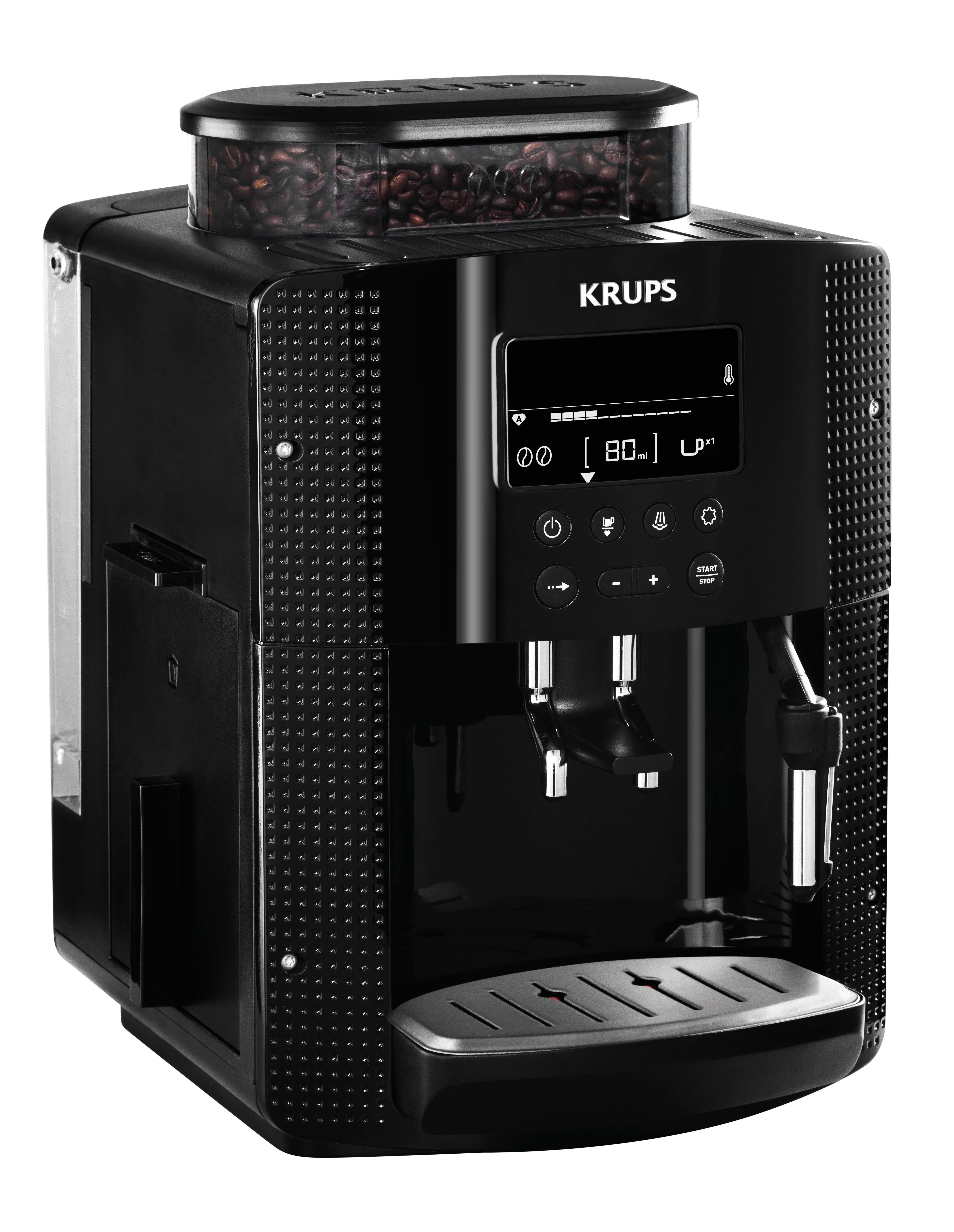 Kavos aparatas espresso Krups EA8150 (1450 W, juodos spalvos)