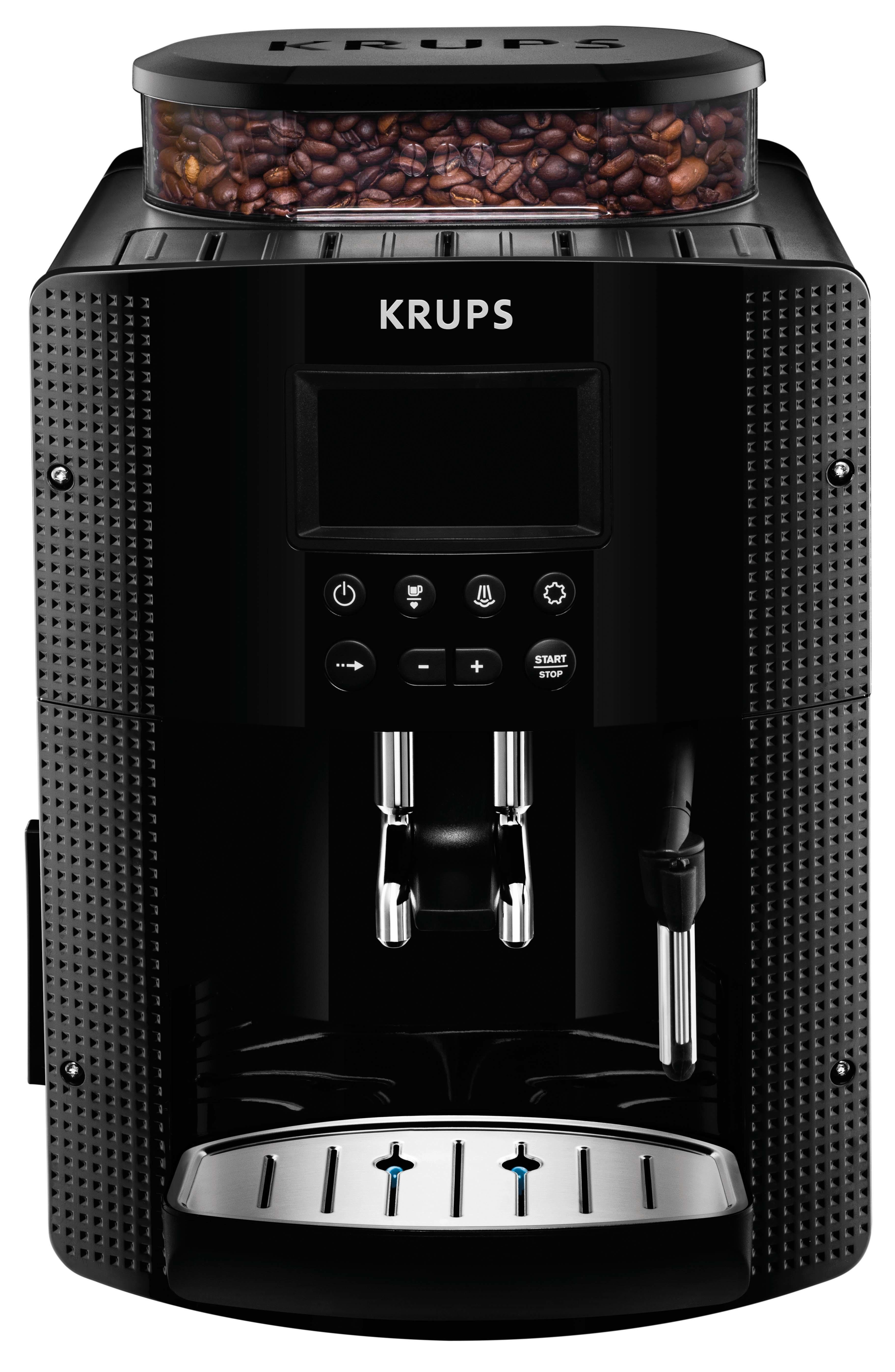 Kavos aparatas espresso Krups EA8150 (1450 W, juodos spalvos)