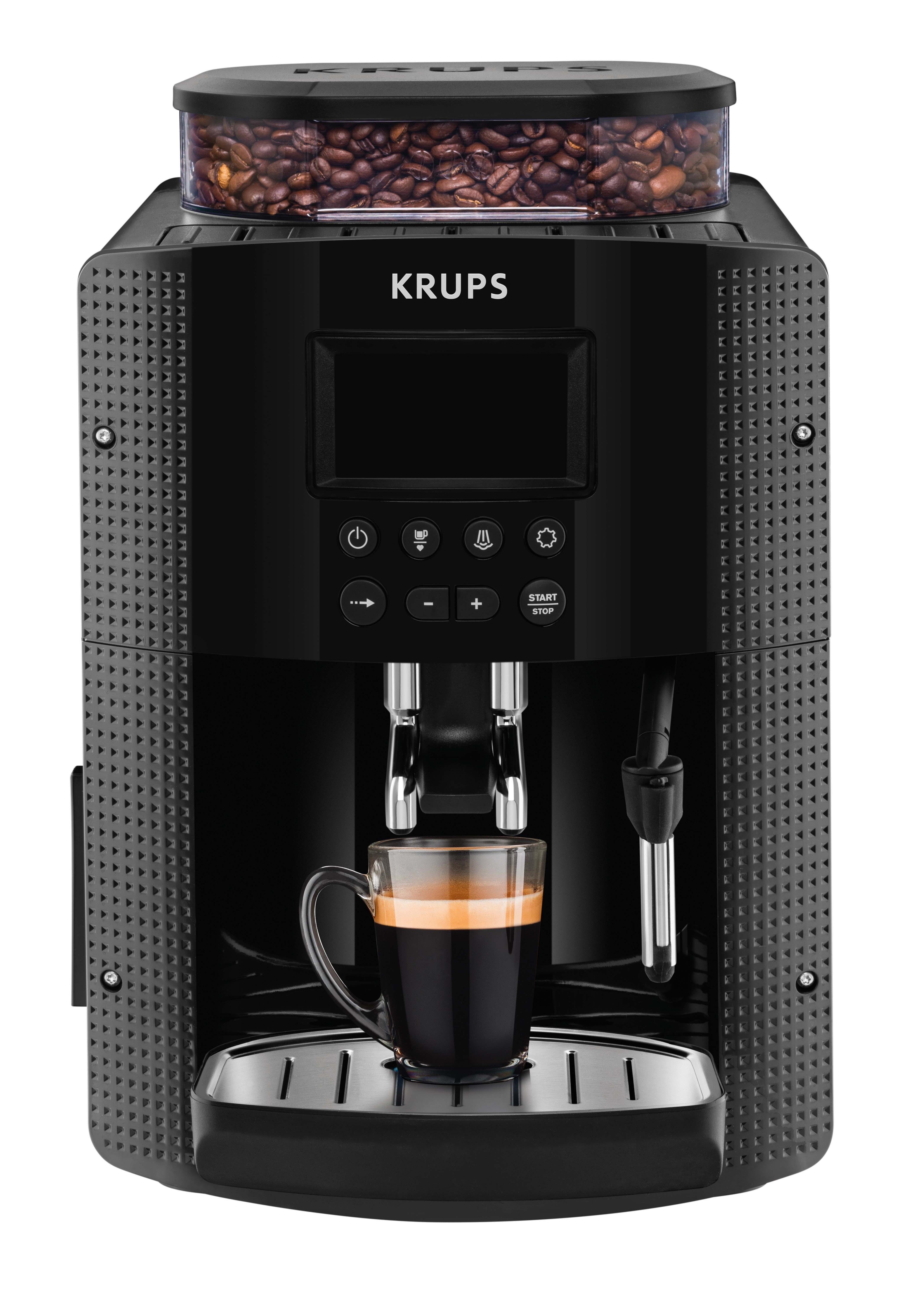Kavos aparatas espresso Krups EA8150 (1450 W, juodos spalvos)