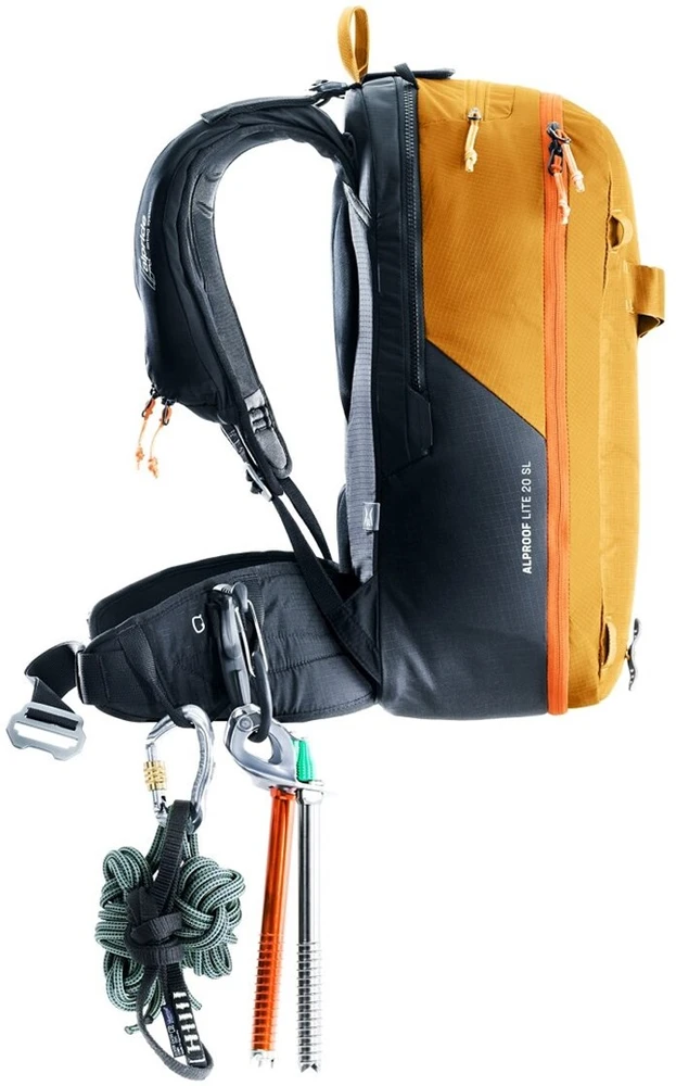 DEUTER Alproof Lite 20 SL Backpack Cinnamon/Juodas + DEUTER Wash Center I Toiletry Bag Raisin/Caspia