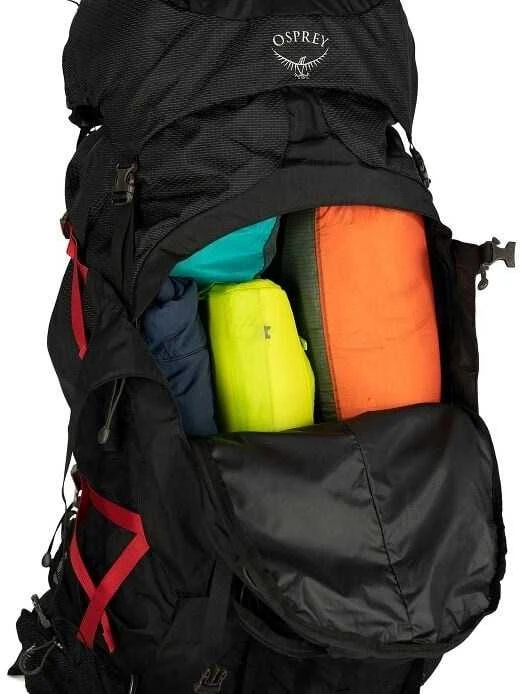 Osprey Aether Plus 85 Trekking backpack L/XL Juodas