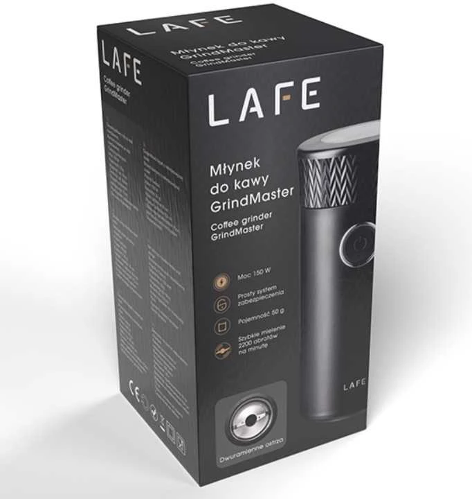 Kavamalė Lafe GrindMaster juoda