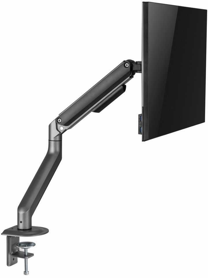 Laikiklis GEMBIRD Ant stalo tvirtinamas reguliuojamas monitorius arm space pilkas