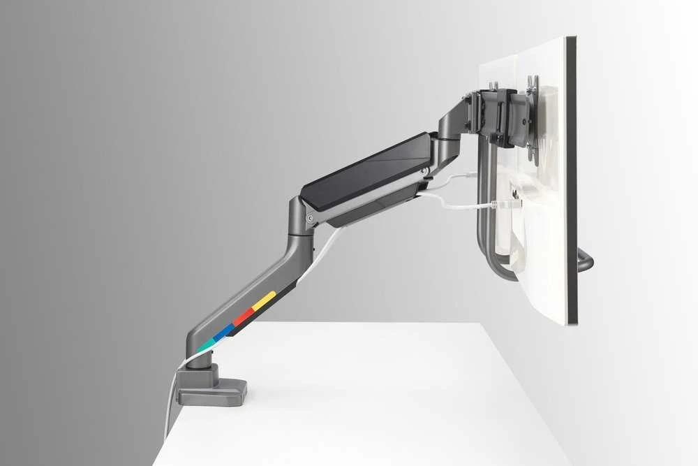Leitz KENSINGTON SmartFit dvigubo monitoriaus laikiklis su skersiniu ir rankena