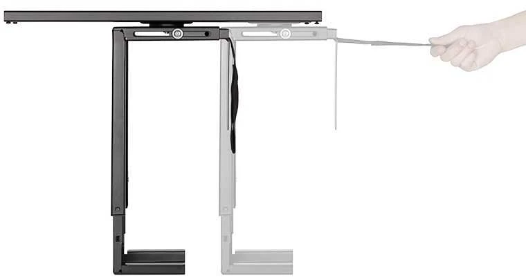 Laikiklis Logilink Desk-Mounted CPU Holder EO0031 Juodas
