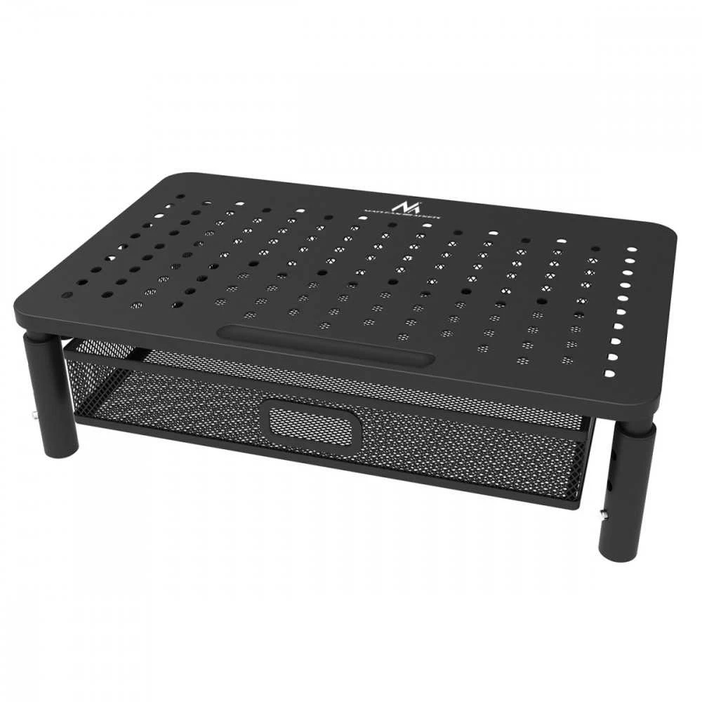 Monitoriaus Stovas - Maclean MC-947 Reguliuojamas Juodas 13-32"
