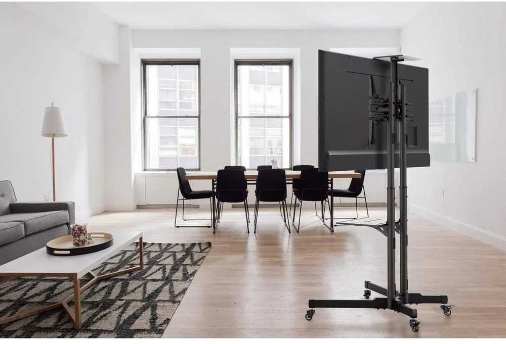 Manhattan 461238 monitoriaus laikiklis arba stovas 177,8 cm (70") Juoda