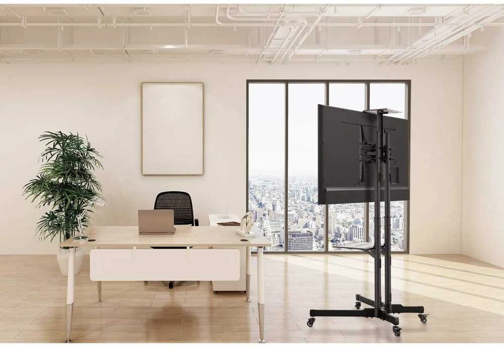 Manhattan 461238 monitoriaus laikiklis arba stovas 177,8 cm (70") Juoda