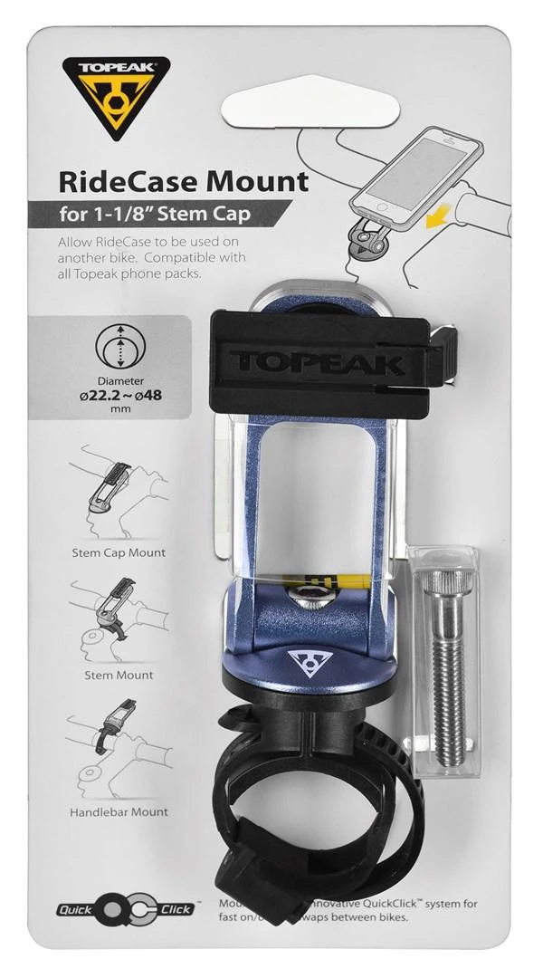 Tel. laikiklis TOPEAK RIDECASE MOUNT 1-1/8" T-TC1021
