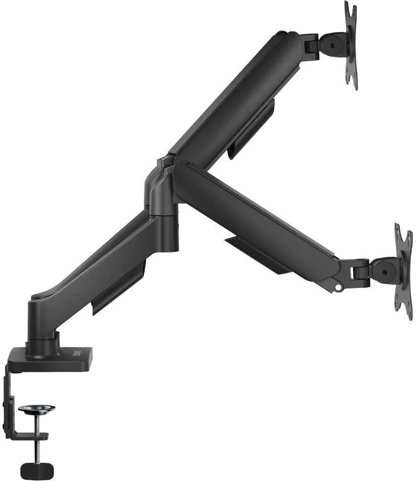 Savio UM-04 dvigubos spyruoklės monitoriaus laikiklis staliniam ekranui 17″–32″