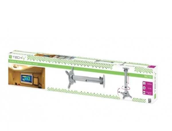 Techly Projektoriaus laikiklis 110–190 cm, luboms, 15 kg, sidabro spalvos