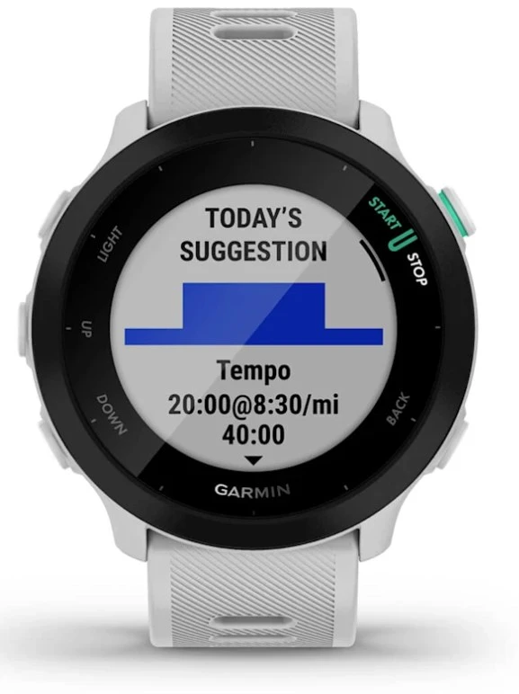 Išmanusis laikrodis Garmin Forerunner 55, Baltos spalvos