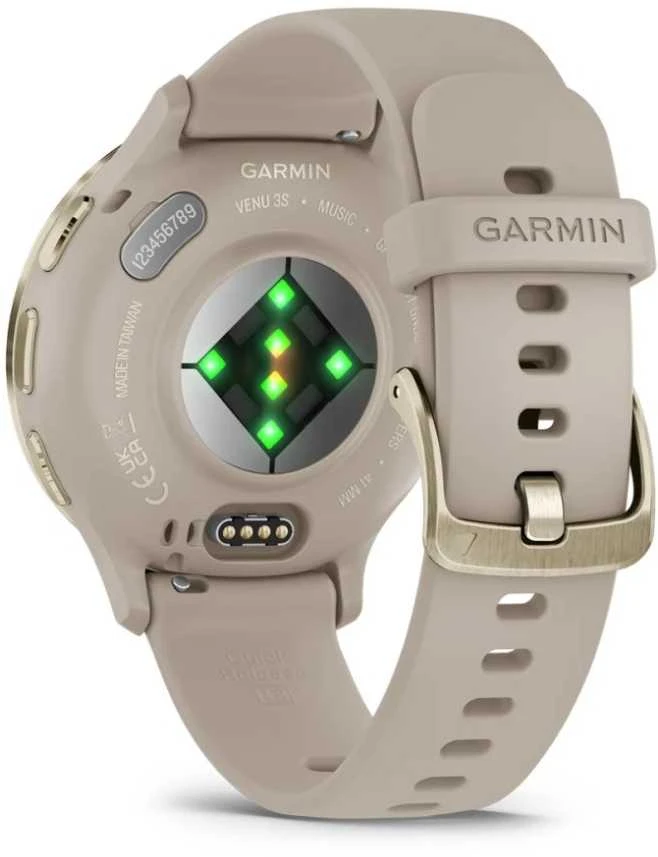 Sportinis laikrodis garmin venu 3s amoled 41mm french pilkas
