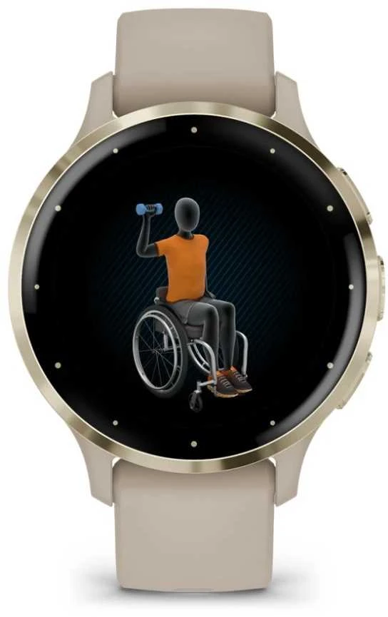 Sportinis laikrodis garmin venu 3s amoled 41mm french pilkas