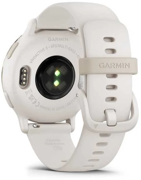 „Garmin vivoactive 5“ AMOLED sportinis laikrodis, 42 mm, dramblio kaulo spalvos