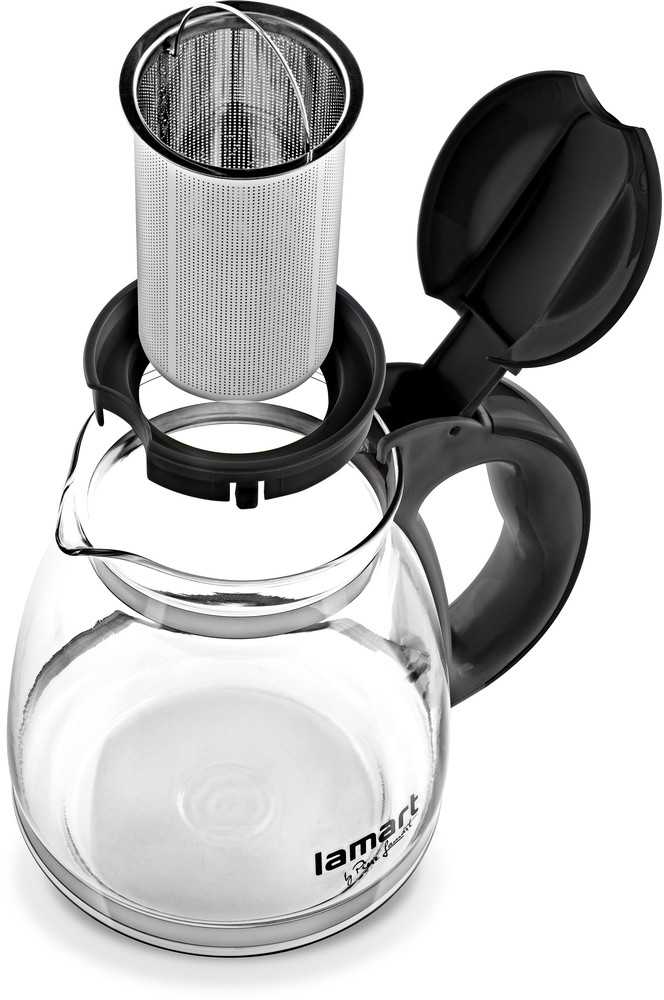 Lamart Ąsotis su infuzoriumi lt7027 juodas 1,5l