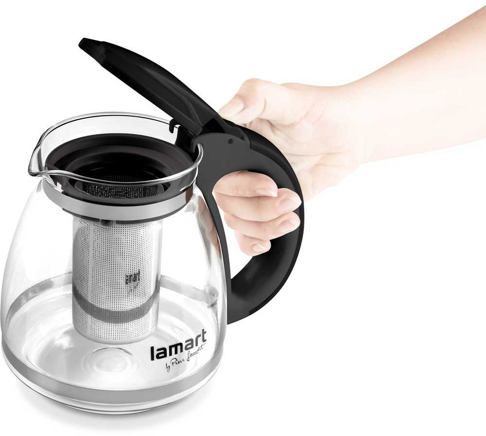 Lamart Ąsotis su infuzoriumi lt7027 juodas 1,5l