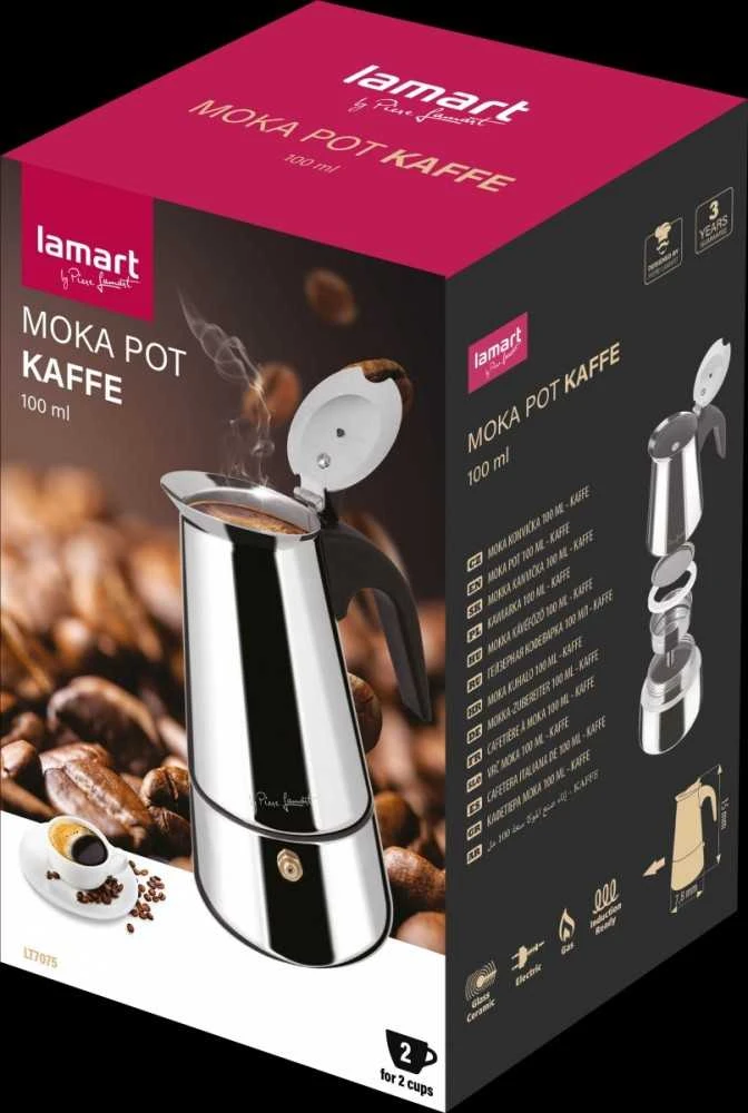 Lamart Kavavirė włoskie espresso lt7075 100ml, moka kaffe