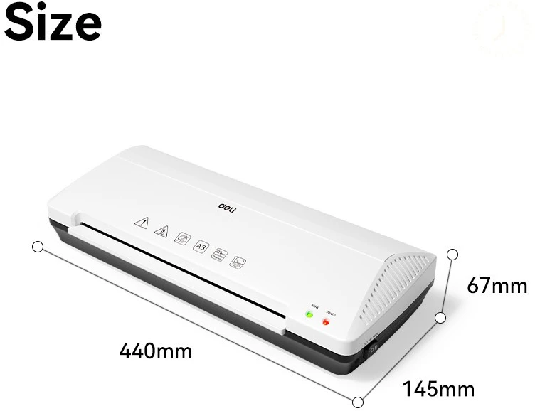 Deli Biuro laminatorius ET105 A3