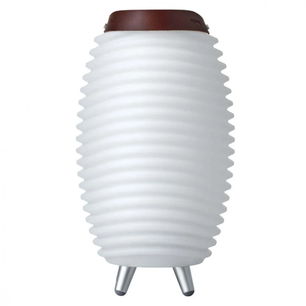 Kooduu synergy 35 LED lempa su garsiakalbiu ir gėrimų aušintuvu - 41 x 24 cm, balta