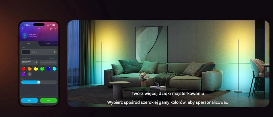 „Govee H8076“ žibintuvėlis Lite | Žiedinis žibintuvėlis | RGBICW, 1000 lm, 2,4 GHz „Wi-Fi“ + „Bluetooth“