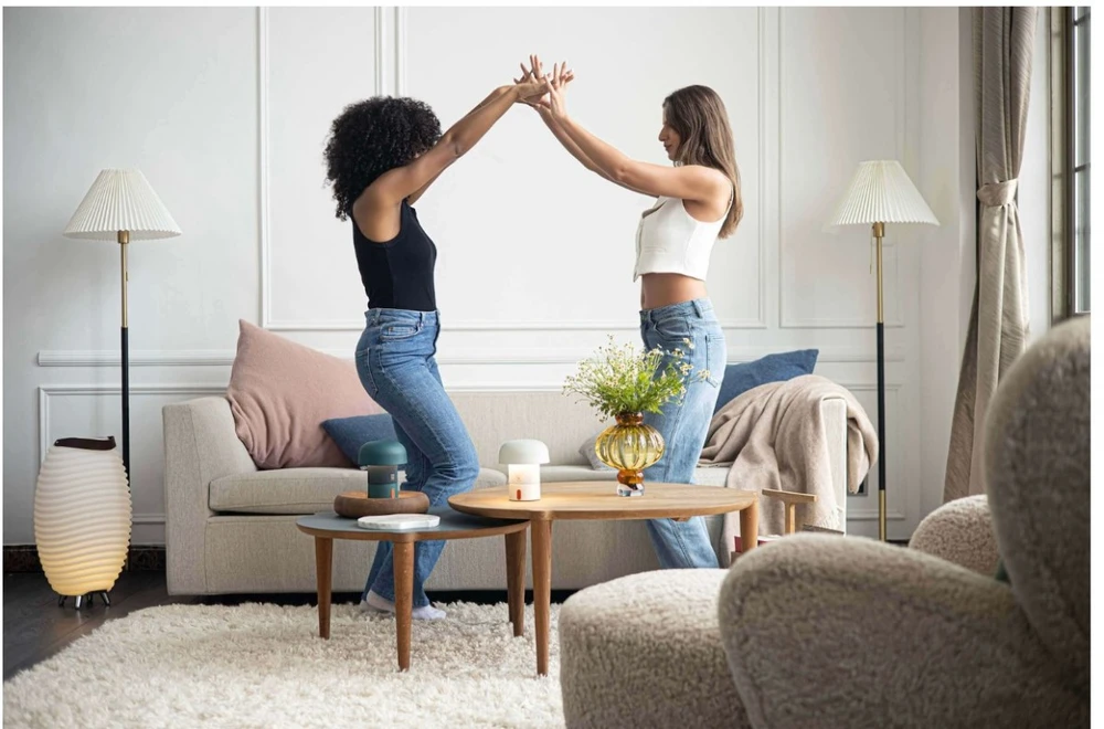 Kooduu SOUND BY JBL Sensa Play Mini kolonėlė/šviestuvas su JBL garso sistema, Anthracite