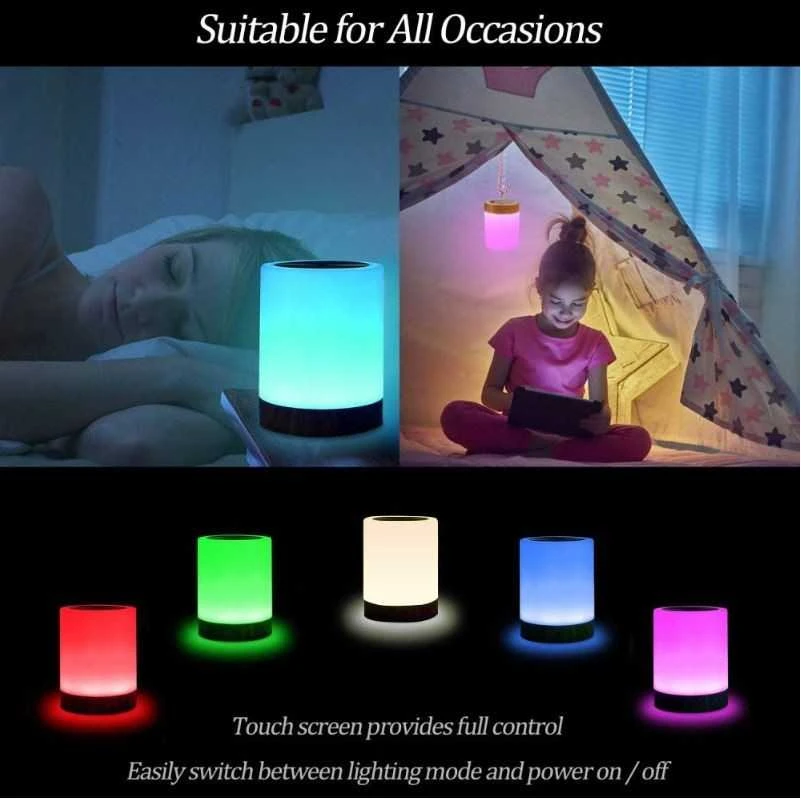 Techly Lampka led rgb touch