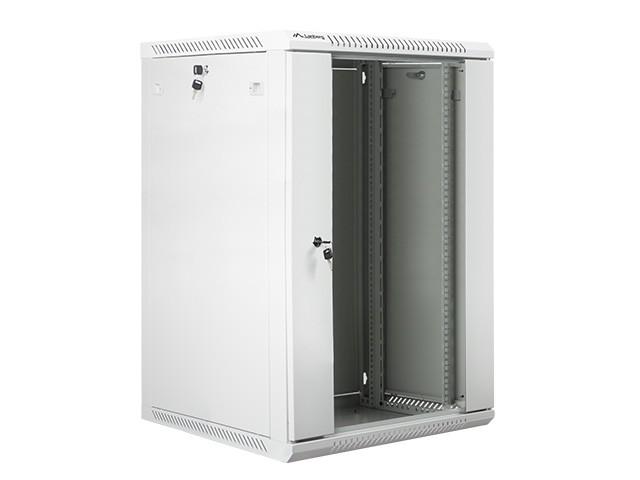 LANBERG WF01-6618-10S sieninis stovas 19 colių išmontuojamas plokščias paketas 18U/600x600mm pilka