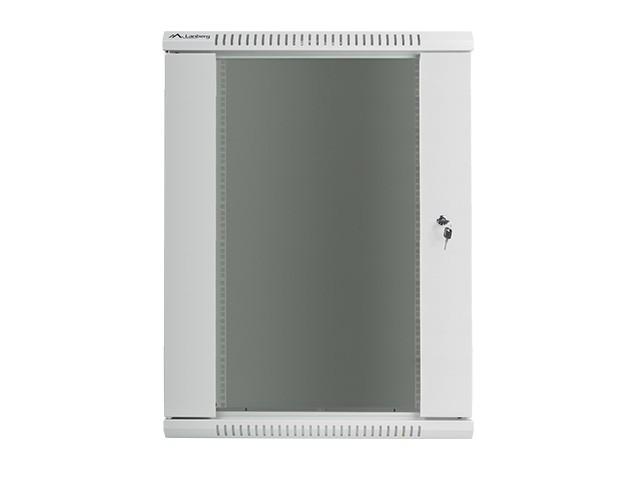 LANBERG WF01-6618-10S sieninis stovas 19 colių išmontuojamas plokščias paketas 18U/600x600mm pilka