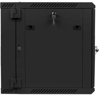 Lanberg Dviejų sekcijų prie sienos montuojama instaliacinė spintelė 19 colių 12u 600x600mm juoda