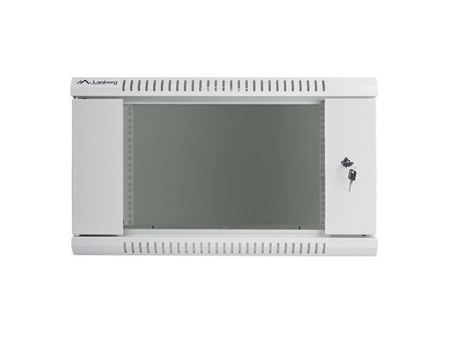 LANBERG WF01-6606-10S sieninis stovas 19 colių išmontuojamas plokščias paketas 6U/600x600mm pilka