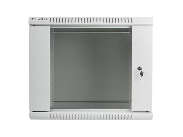 LANBERG WF01-6609-10S sieninis stovas 19 colių išmontuojamas plokščias paketas 9U/600x600mm pilka