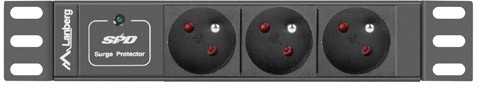 Lanberg Listwa zasilająca rack pdu 10 cali 1u 3x pl 2m 16a 230v pl juoda